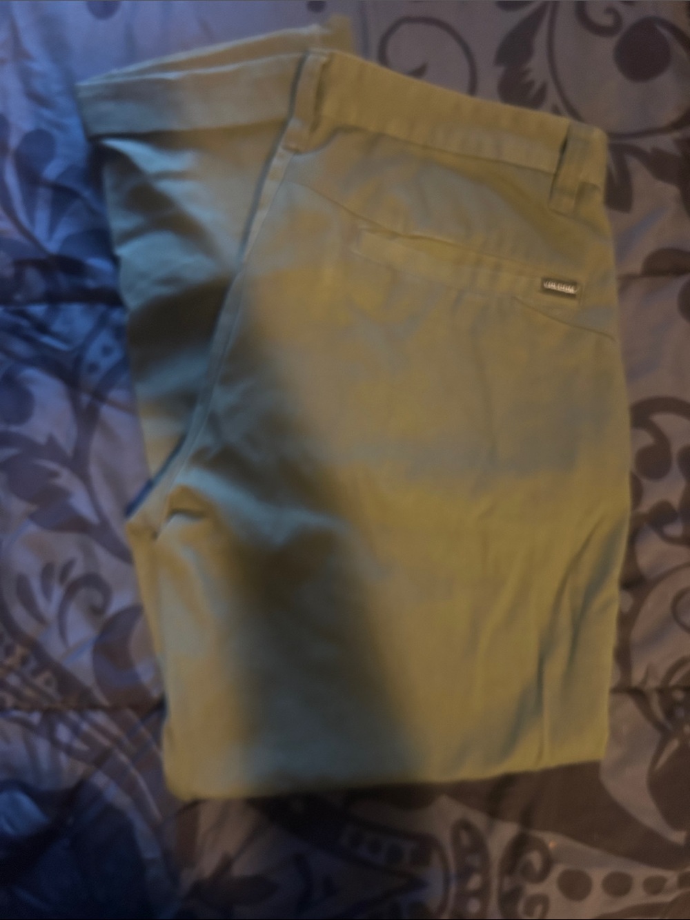 Men's Olive Green Casual Pants